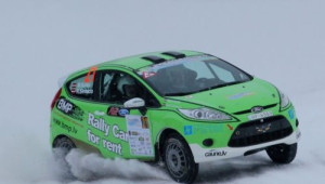 Video: Rallijā ''Alūksne 2012'' uzvar Vorobjovs, Zvaigznem aizdegas mašīna
