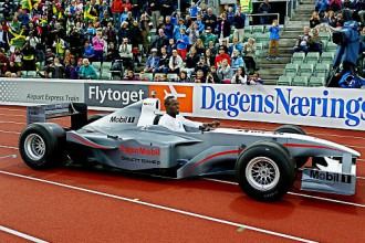 Useins Bolts izmēģina F1 auto