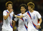 Futbola bronzu izcīna Dienvidkoreja