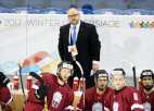 Latvijas hokejisti universiādē piekāpjas slovākiem un finišē sestajā vietā