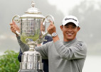 Morikava tikai otrajā "major" turnīrā kļūst par "PGA Championship" uzvarētāju