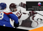 Video: Uzreiz pēc mača beigām olimpiskā "Hokeja pēcgarša" ar Vasiļjevu un Ankipānu