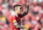 "Benfica" uzbrūkošais aizsargs Grimaldo karjeru turpinās Lēverkūzenē