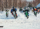 Latvijas čempionāta otrais posms ziemas motokrosā startēs Baltinavā