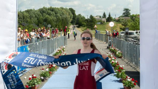 Triatlona jaunā talante Leitāne startēs junioru EK posmā Rīgā