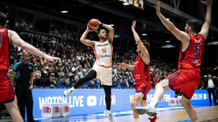 FIBA Eiropas kausa pirmajā finālspēlē pārliecinoši uzvar Vācijas klubs