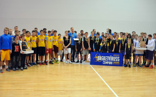 Foto: Noslēdzies "Basketvīruss" turnīrs ar Ventspils 6.vidusskolas uzvaru