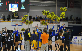 Foto: BK "Ventspils" uzvar un finālsērijā izvirzās vadībā