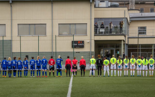 Foto: Latvijas sieviešu futbola kausa izcīņas fināls