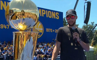 Video: NBA čempionu "Warriors" parāde pulcē 1.5 miljonus