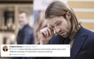 LFF "Twitter" čalas: Gorkšs sašutis par Ļašenko, Mihelsons taisnojas