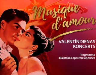 Operetes teātra krāšņajā Valentīndienas koncertā «Musique d'amour»  skanēs skaistākās operešu melodijas