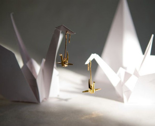 Foto: Origami zelta un sudraba juvelierizstrādājumi un rotas lietas