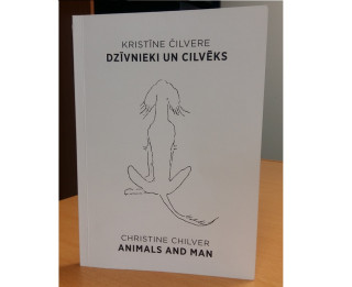 Rīgas skolas un bibliotēkas dāvinājumā saņems Kristīnes Čilveres grāmatu “Dzīvnieki un cilvēks”