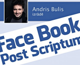 Andra Buļa monoizrāde „Facebook. Post Scriptum”  Kultūras pils „Ziemeļblāzma” Lielajā zālē