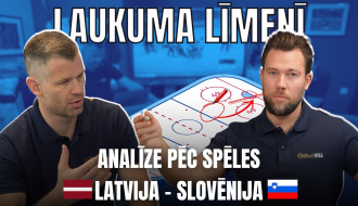 Video: "Laukuma līmenī" analizē Latvijas un Slovēnijas izlašu spēli