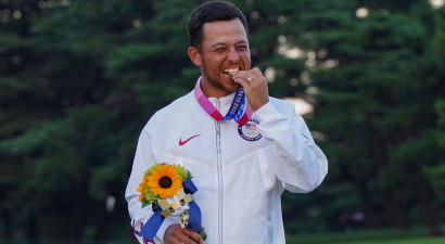 Tokijas olimpisko spēļu golfa turnīrā triumfē amerikānis Šofelī