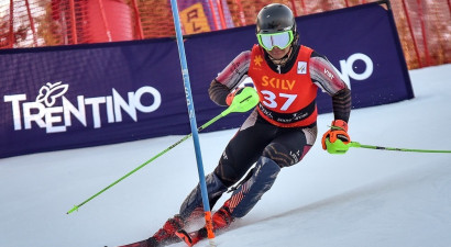 Baltijas kauss Itālijā noslēdzas ar itāļu uzvarām slalomā, no Latvijas labākie Ābele un Saļņikova