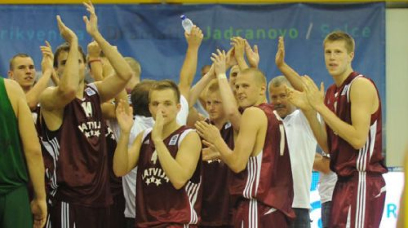 Latvijas U-20 izlase  
Foto: FIBA Europe