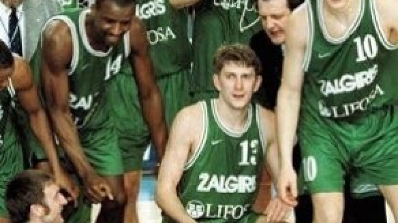 "Žalgiris" 1999. gadā triumfēja Eirolīgā
Foto: Euroleague.net