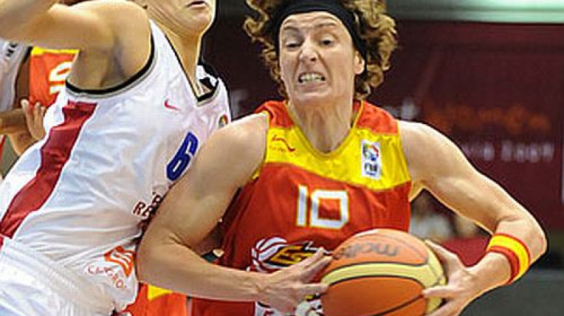 Elisa Agvilara otrajā puslaikā nospēlēja ļoti lietderīgi
Foto: eurobasketwomen2009.com