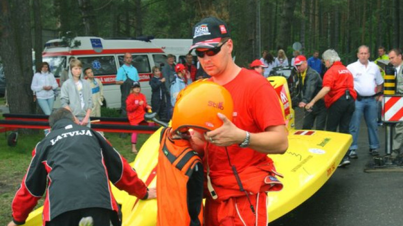 Uvis Slakteris
Foto: "Riga Powerboat Team"