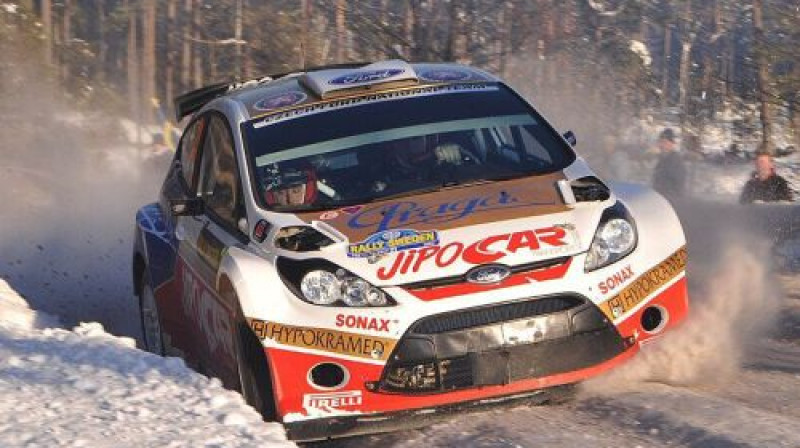 Martins Prokops tikko notikušajā Zviedrijas WRC rallijā
Foto: rally-mania.cz