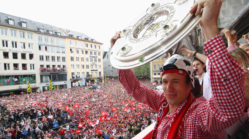Arjens Robens svin Bundeslīgas čempiona titulu
Foto: SCANPIX SWEDEN