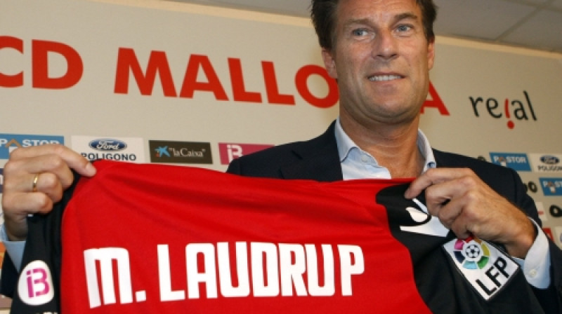 "Real Mallorca" galvenais treneris Mikaels Laudrups
Foto: AFP/Scanpix