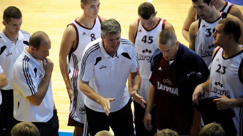 Latvijas basketbola izlase 
Foto: Romāns Kokšarovs, Sporta Avīze, f64