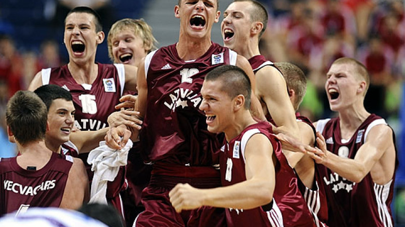 Latvijas basketbola junioru izlase 
Foto: FIBA Europe