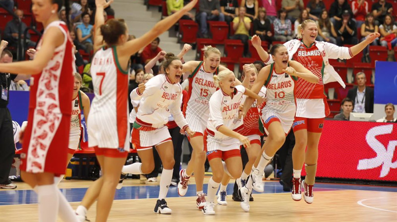 Baltkrievijas basketbolistes Pasaules čempionāta ceturtdaļfinālā uzvarēja Krieviju un iekļuva labāko komandu četriniekā
Foto: fiba.com