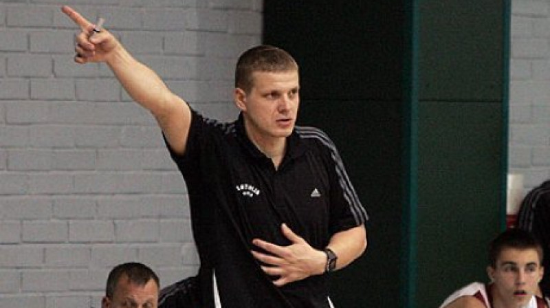 U18 izlases galvenais treneris Pēteris Ozoliņš 
Foto: FIBA Europe