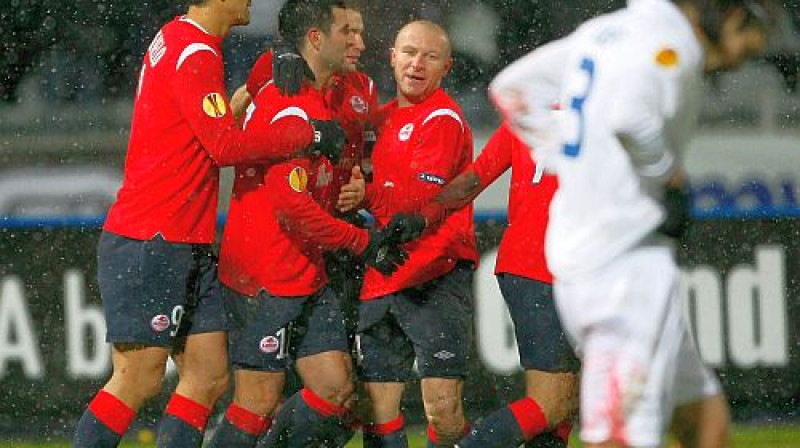 "Lille" futbolisti savu darbiņu padarījuši
Foto: AP/Scanpix