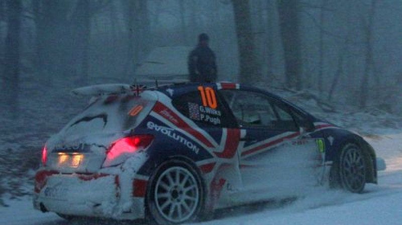 Gajs Vilkss sniegotajos Montekarlo ceļos
Foto: www.autosport.cz