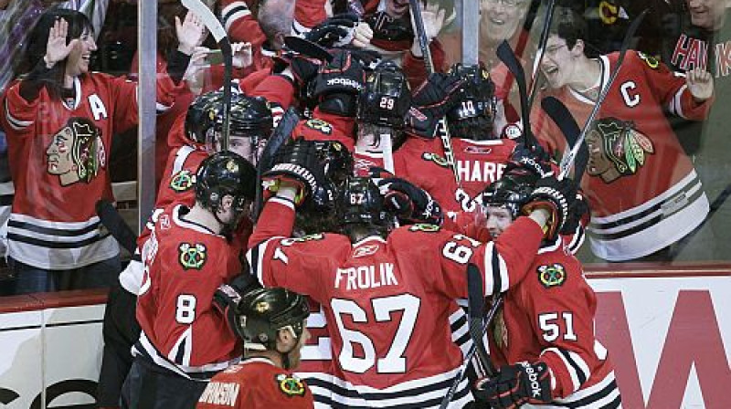 "Blackhawks" hokejisti
Foto: Reuters/Scanpix
