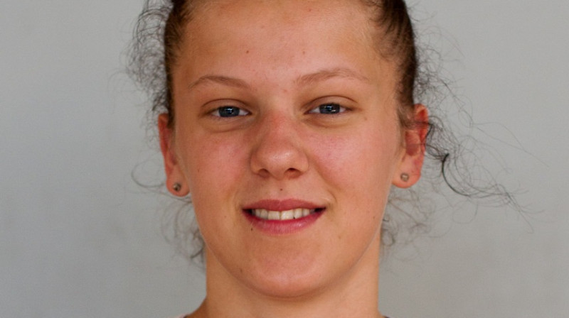 Dita Rozenberga: viena no U20 izlases potenciālajām līderēm.
Foto: basket.lv