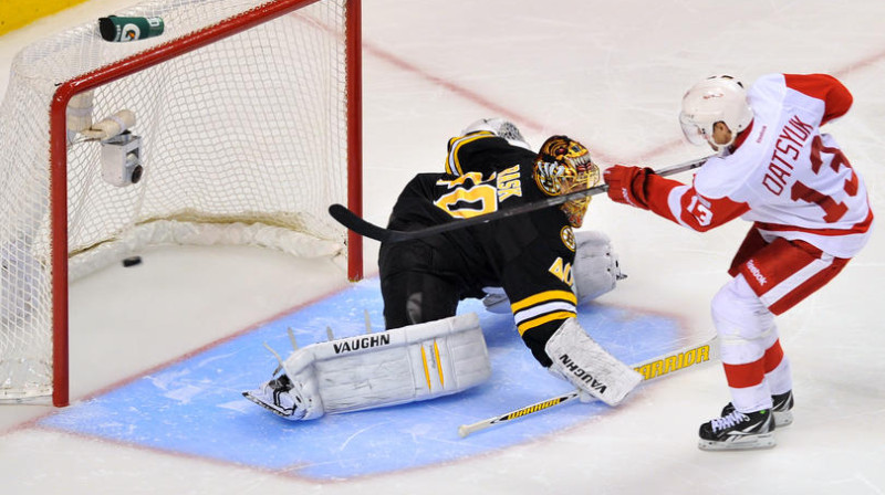 Pāvela Datsjuka vārtu guvums
Foto:Brian Babineau/NHLI via Getty Images