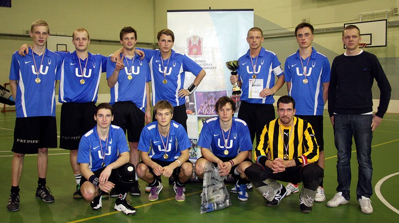 Universiādes čempioni - LU florbolisti
Foto: Renārs Buivids