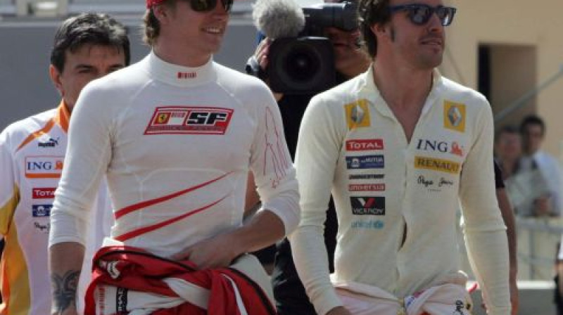 Kimi Raikonens un Fernando Alonso atkal brauks kopā F1
Foto: AFP/Scanpix
