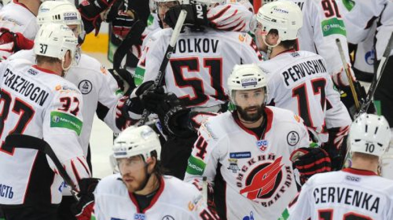 Omskas "Avangard" līksmo
Foto: ITAR-TASS/Scanpix