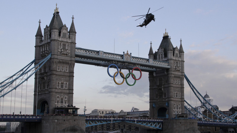 Olimpiskā uguns jau Londonā
Foto: AP/Scanpix