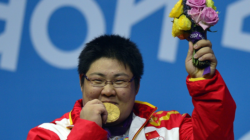 Lulu Žou - olimpiskā čempione un pasaules rekordiste
Foto: AFP/Scanpix