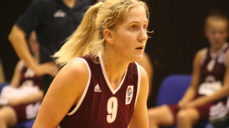 Krista Brīdiņa svētdien labi nospēlēja pret Itāliju
Foto: www.womensbasketball-in-france.com