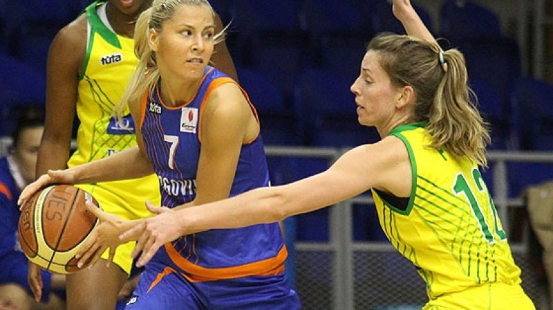 Elīna Babkina spēlē pret Slovākijas čempionēm uzbruka ar 62,5% precizitāti
Foto: www.fibaeurope.com