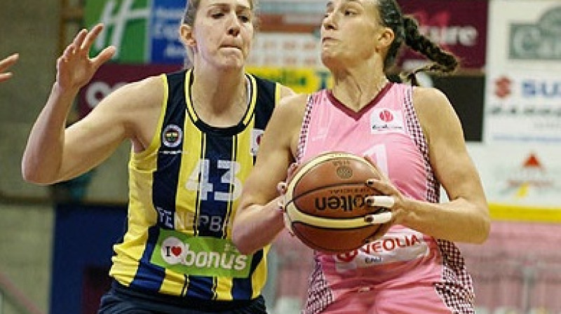 Inesa Ajanoviča (pa kreisi)
Foto: www.fibaeurope.com