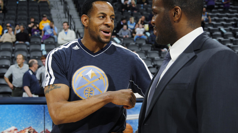 Andrē Igudala "Nuggets" formā jūtas labi, taču neizslēdz iespēju pārcelties citur
Foto: AFP/Scanpix