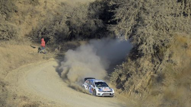 Sebastians Ožjē Meksikas rallijā
Foto: AFP/Scanpix