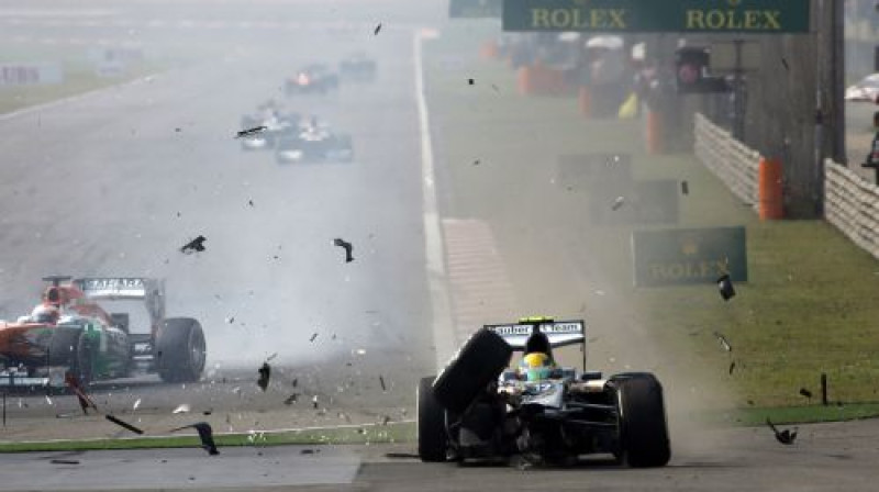 Gutjeress izraisa sadursmi Ķīnas GP
Foto: Digitale/Scanpix