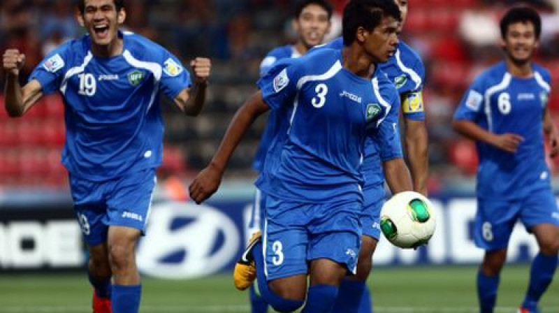 Uzbekistānas futbolisti
Foto:AFP/Scanpix